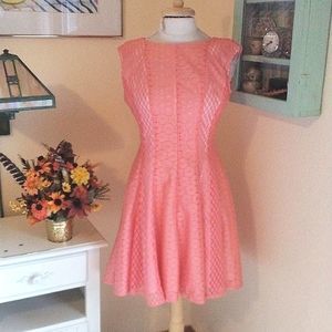 NWT Danny and Nicole Coral Lace Dress